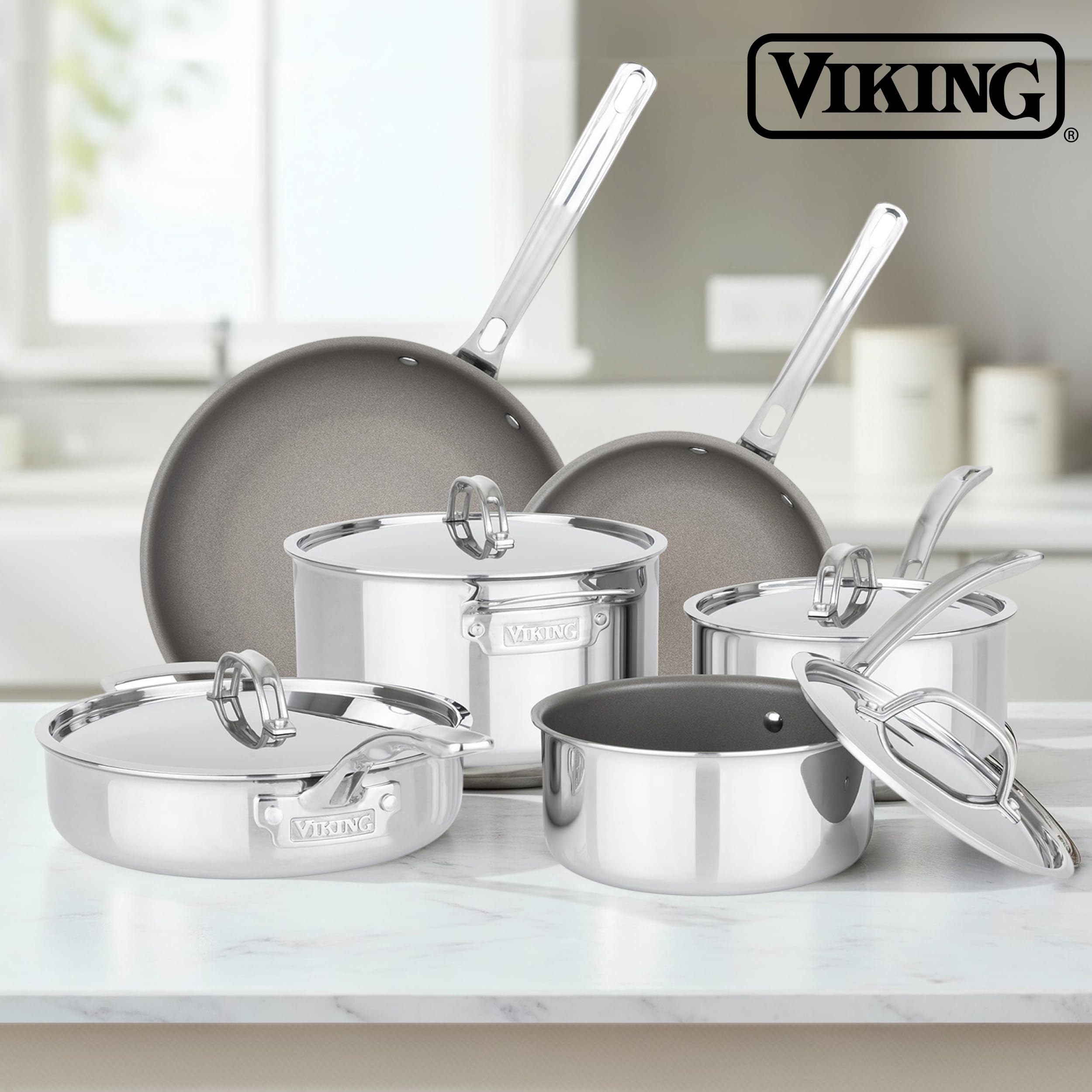 Viking comparaison taille avec assiette pour évaluer dimensions et capacité