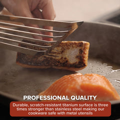 Viking ensemble 10 pièces posé sur plan de travail pour cuisine polyvalente