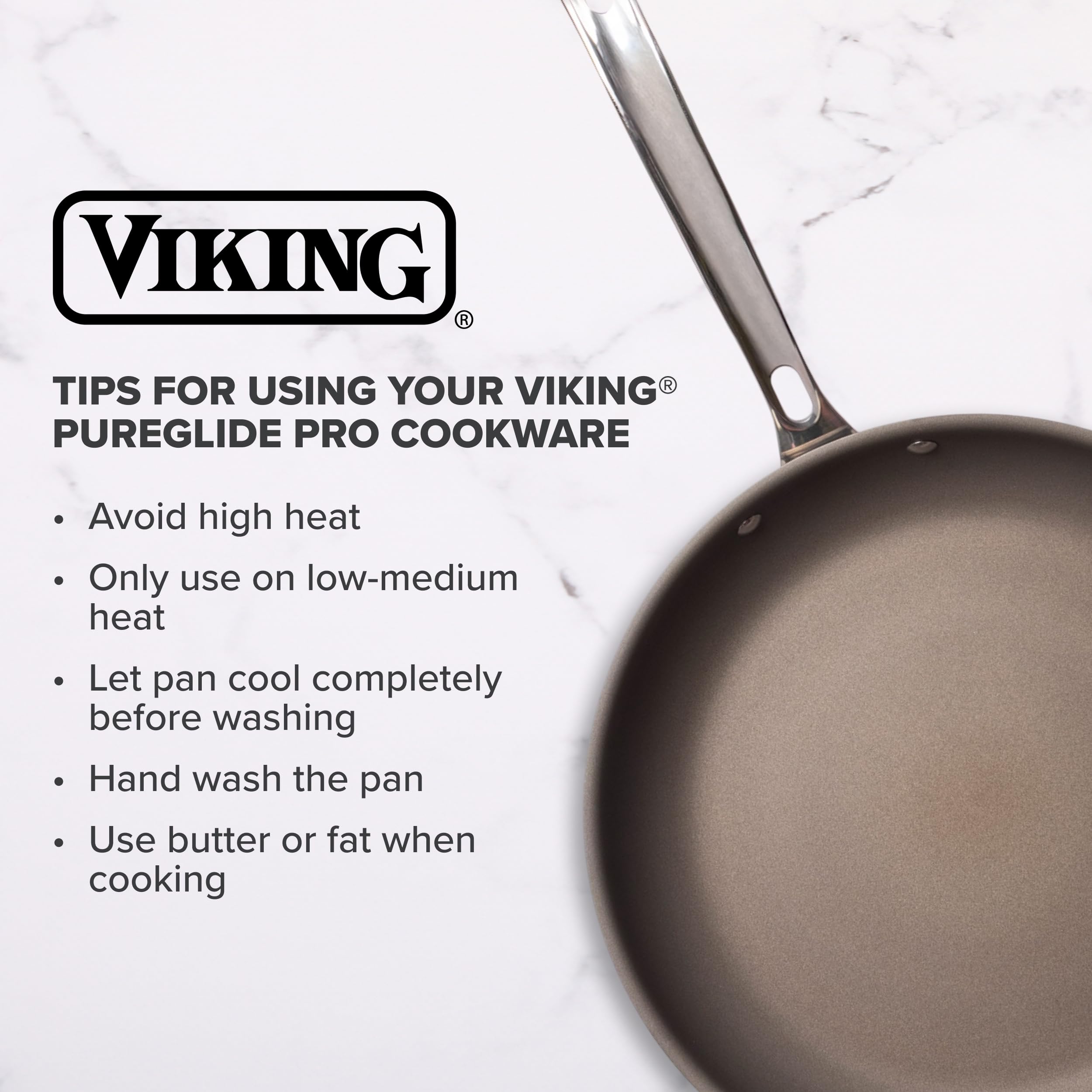 Viking bord évasé en action pour versement propre sans coulures