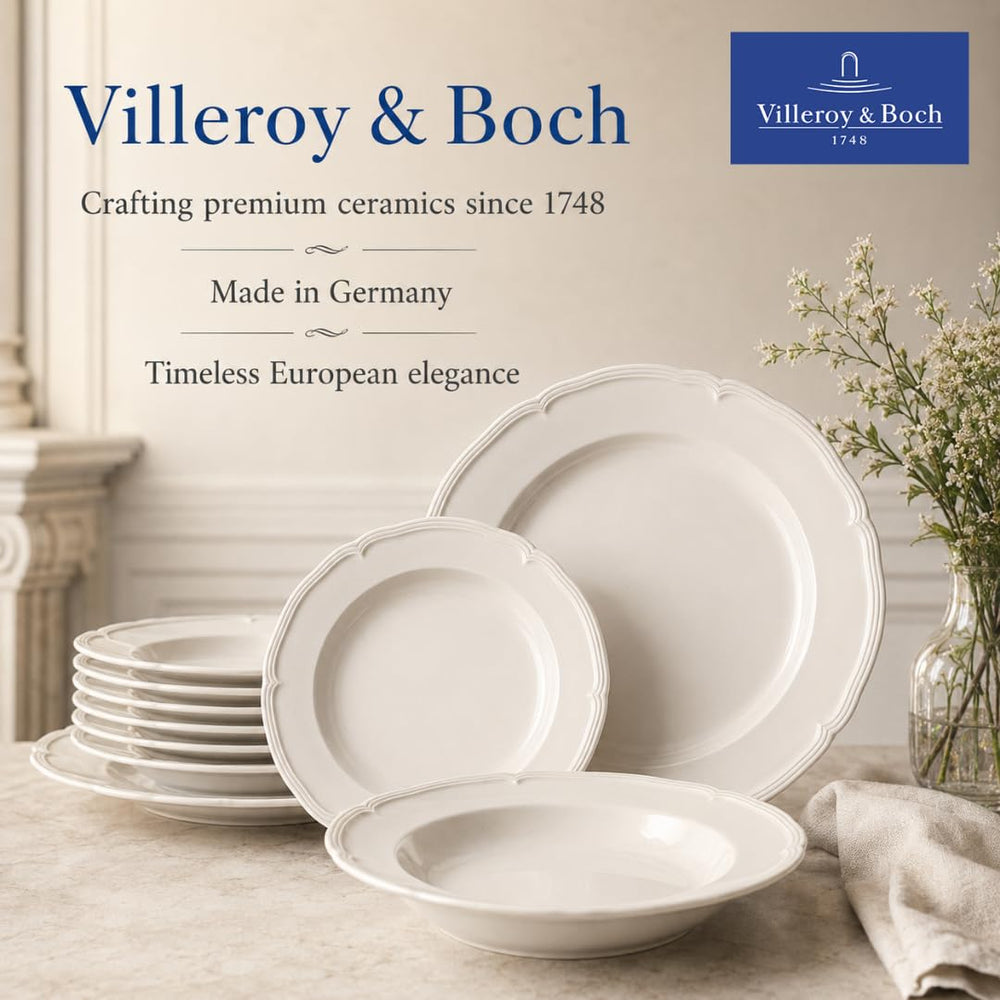 Villeroy & Boch intérieur de lave‑vaisselle avec pièces Manoir, nettoyage facile