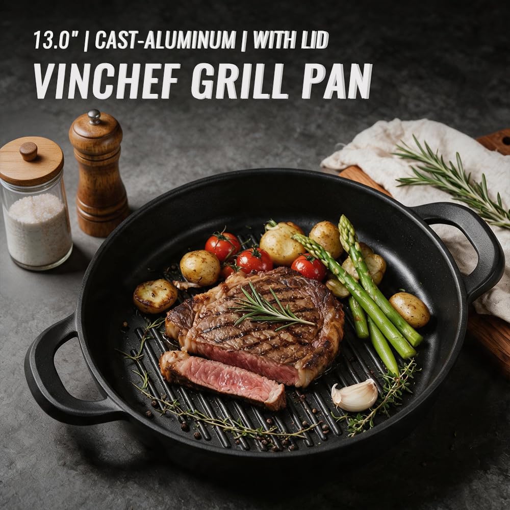 Vinchef gros plan des rainures BBQ montrant évacuation des graisses efficace