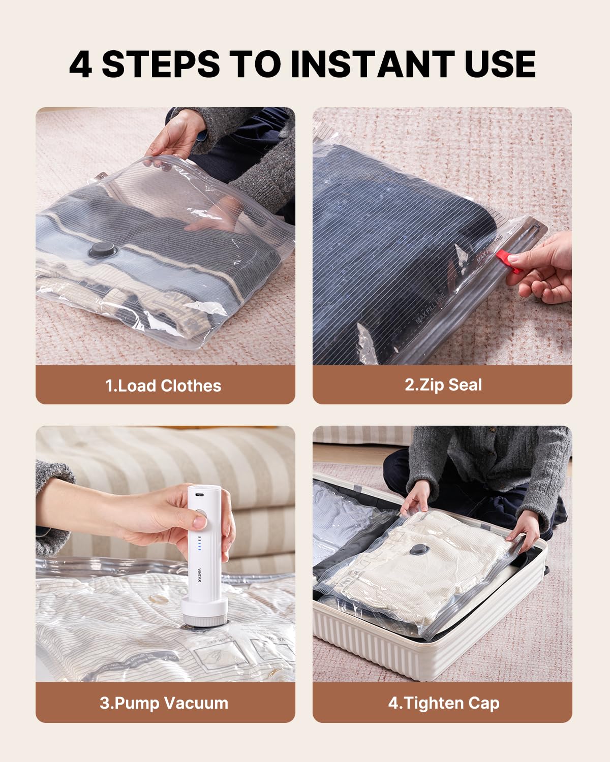 VINTAR pochette de transport pour pompe compacte pratique en déplacement