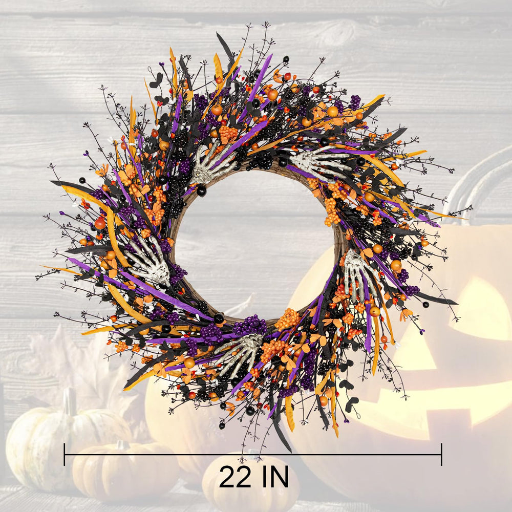 VioletEverGarden baies violettes et oranges pour contraste festif