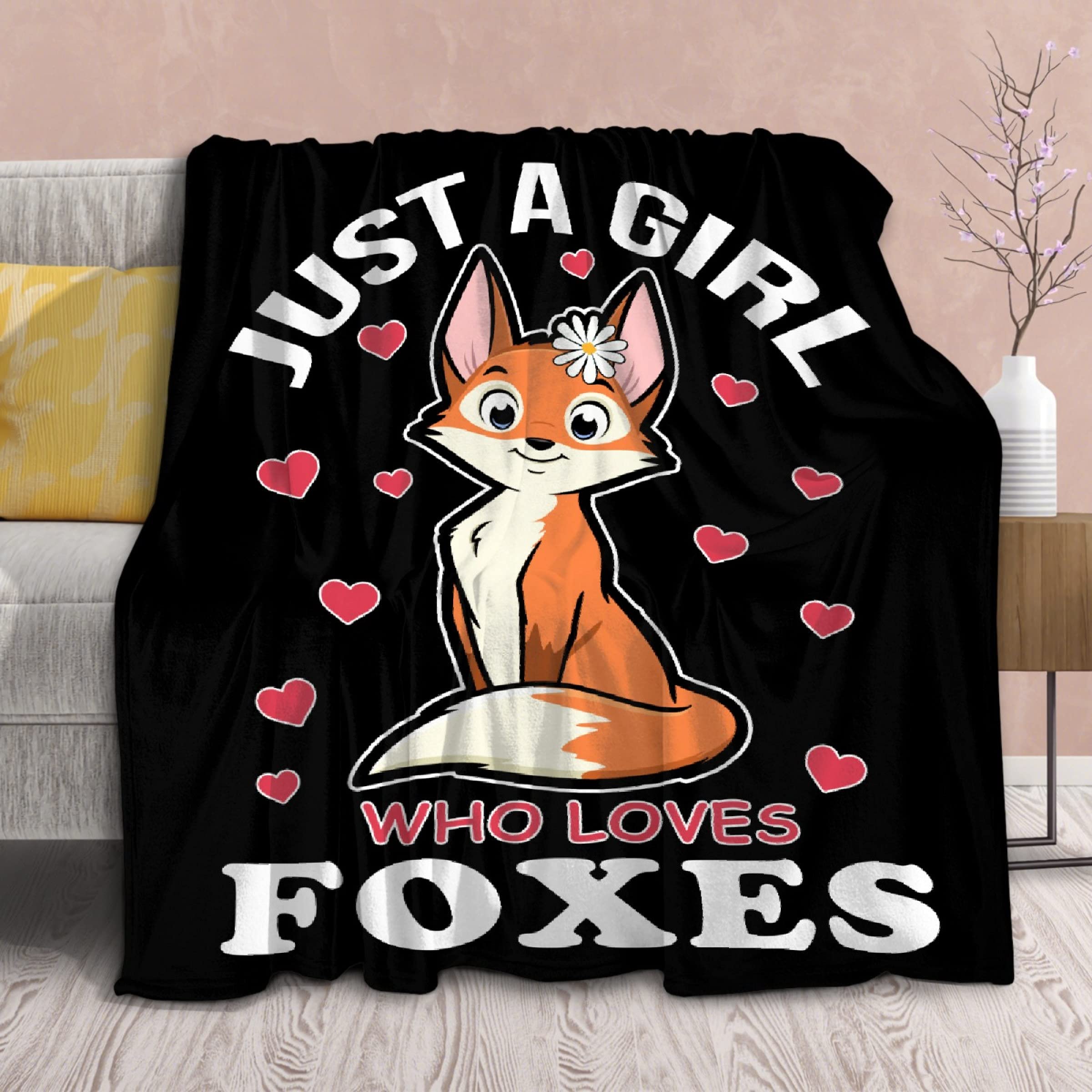 Virudhaka couverture renard face imprimée motif net et cosy