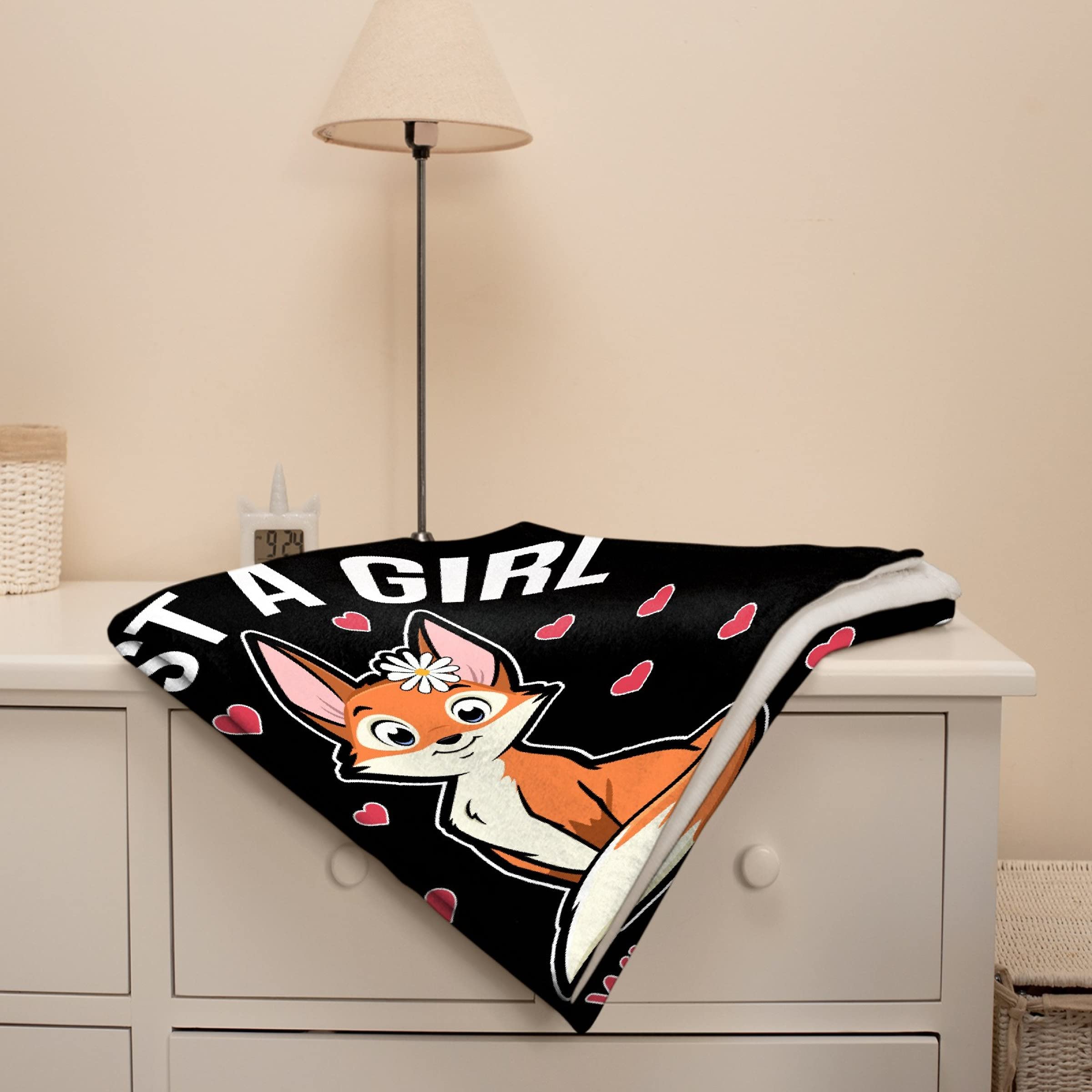 Virudhaka couverture renard pliée idéal cadeau prêt à offrir