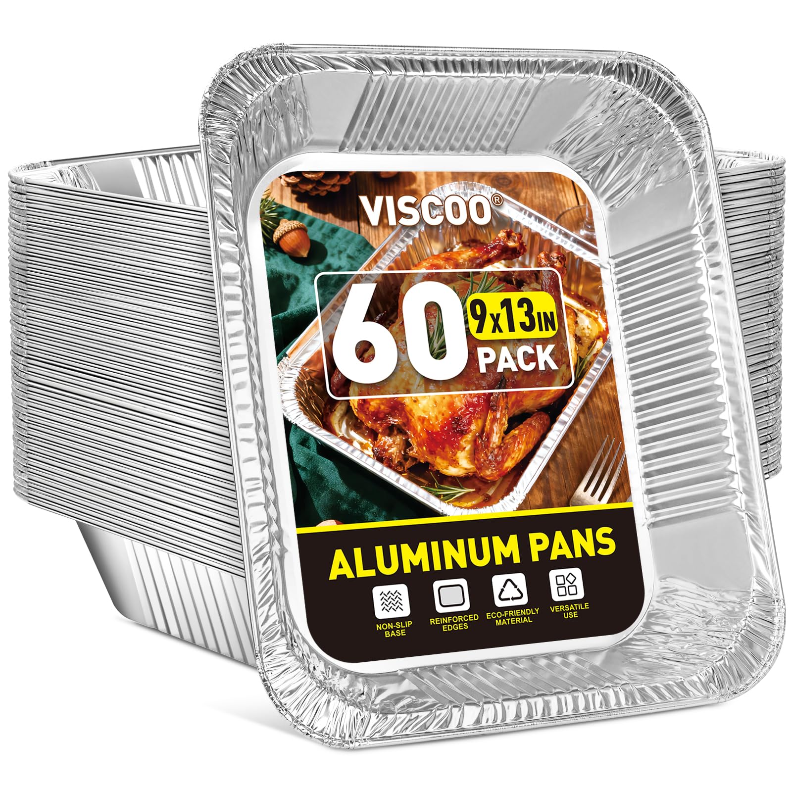 VISCOO face avant emballage montrant 60 barquettes pratique