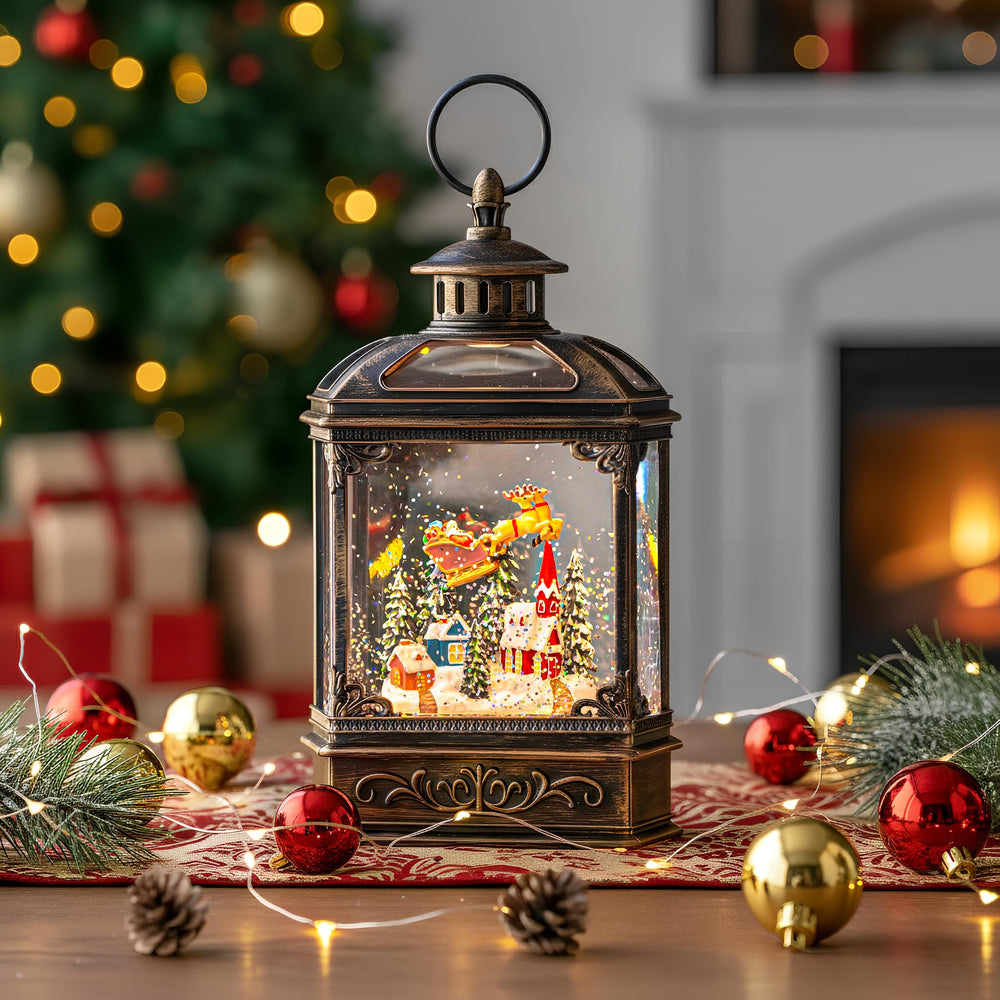 VISFLAIR lanterne en situation sur table créant décoration festive instantanée