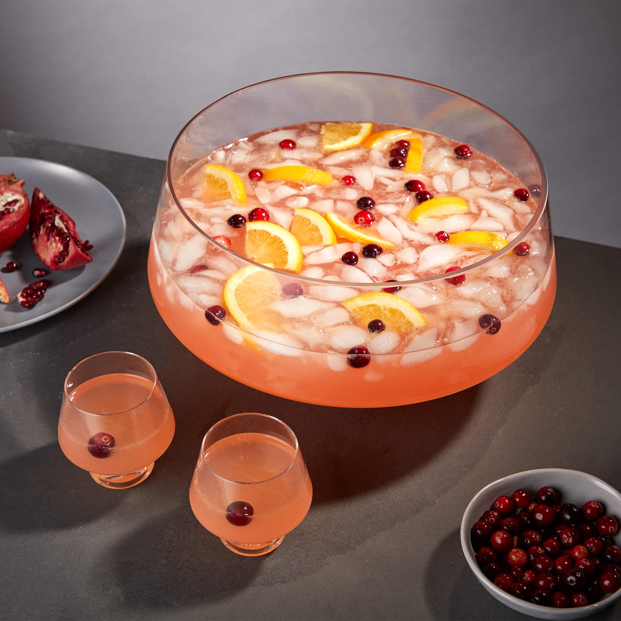 Viski bol rempli de fruits colorés, sublime les boissons festives