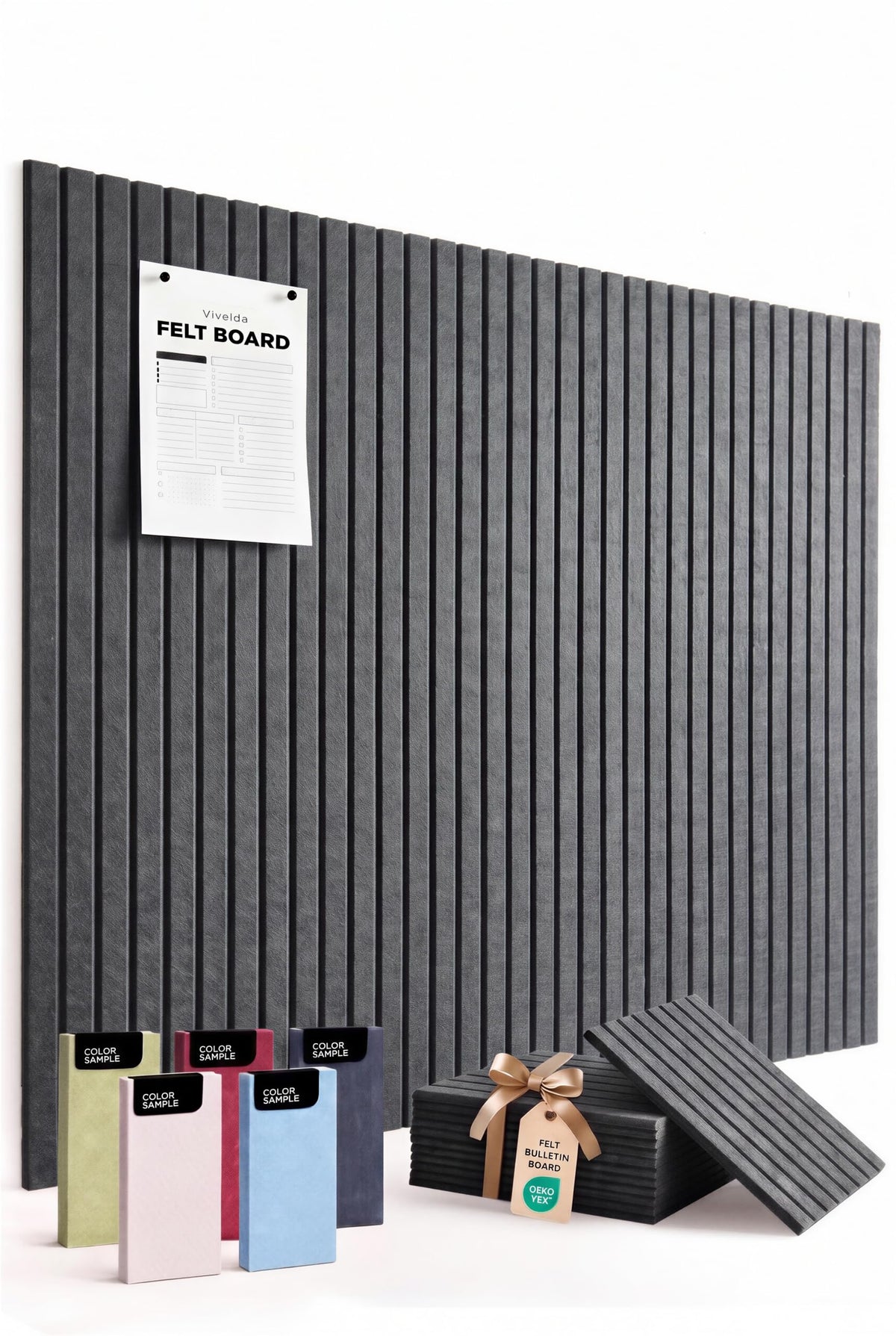 VIVELDA panneau face livré Moonstone, belle finition murale et praticité