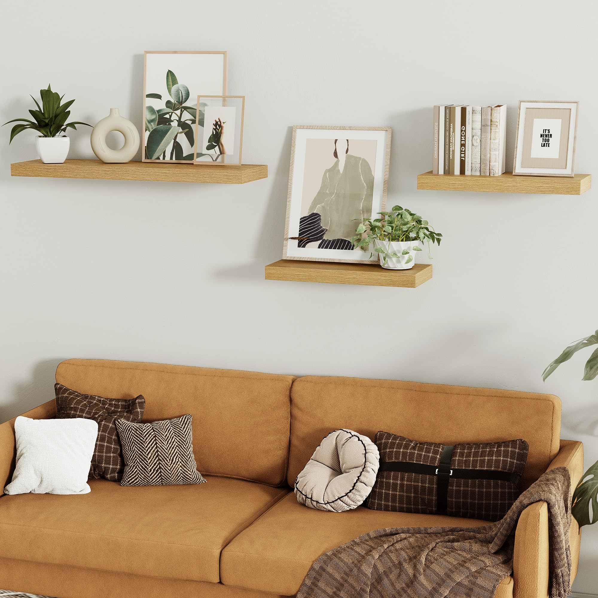 Vivelove lot de 2 étagères décorées, solution complète esthétique