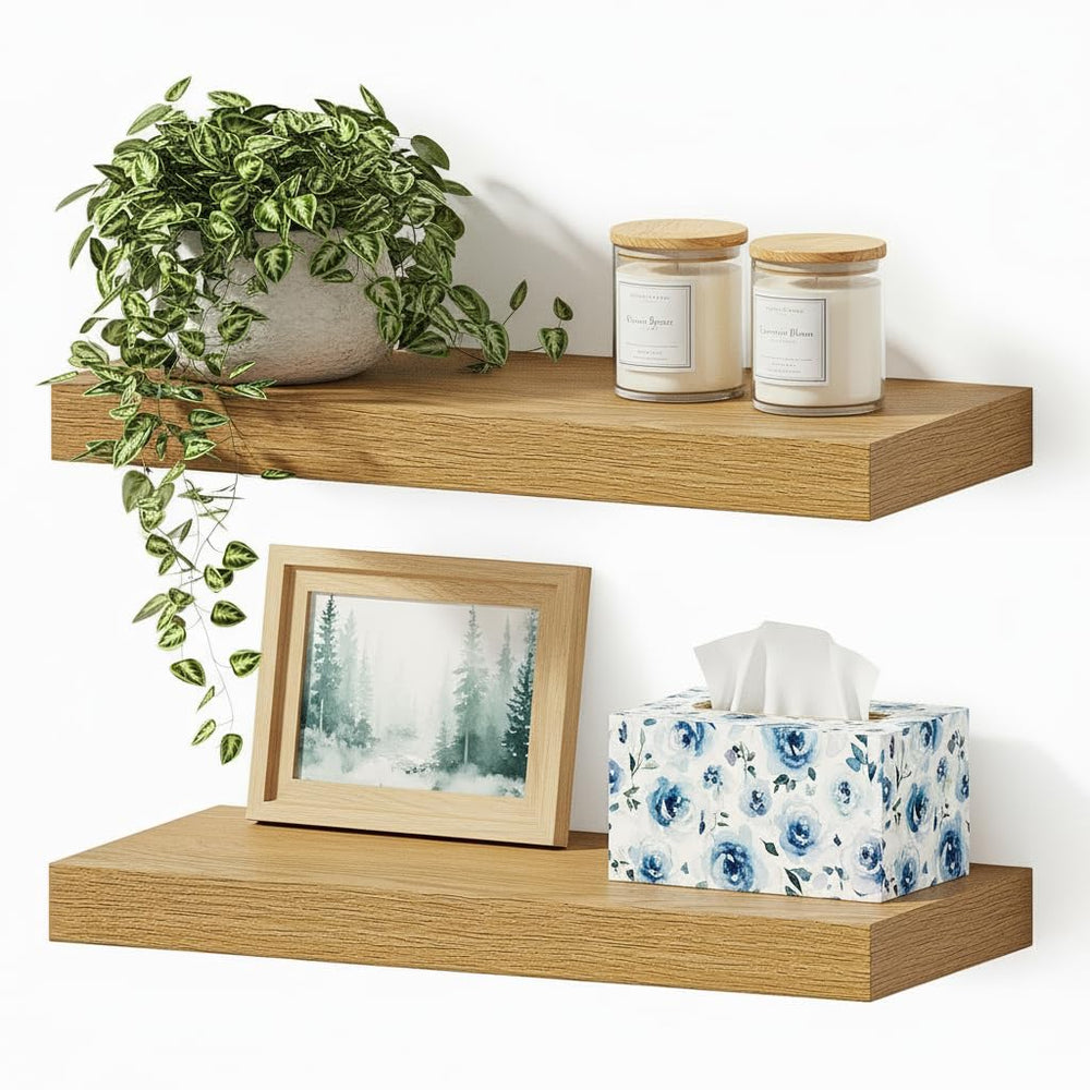 Vivelove étagère face avant chêne, rangement élégant
