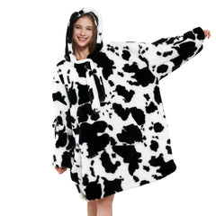 Viviland vue avant motif vache montrant confort et chaleur