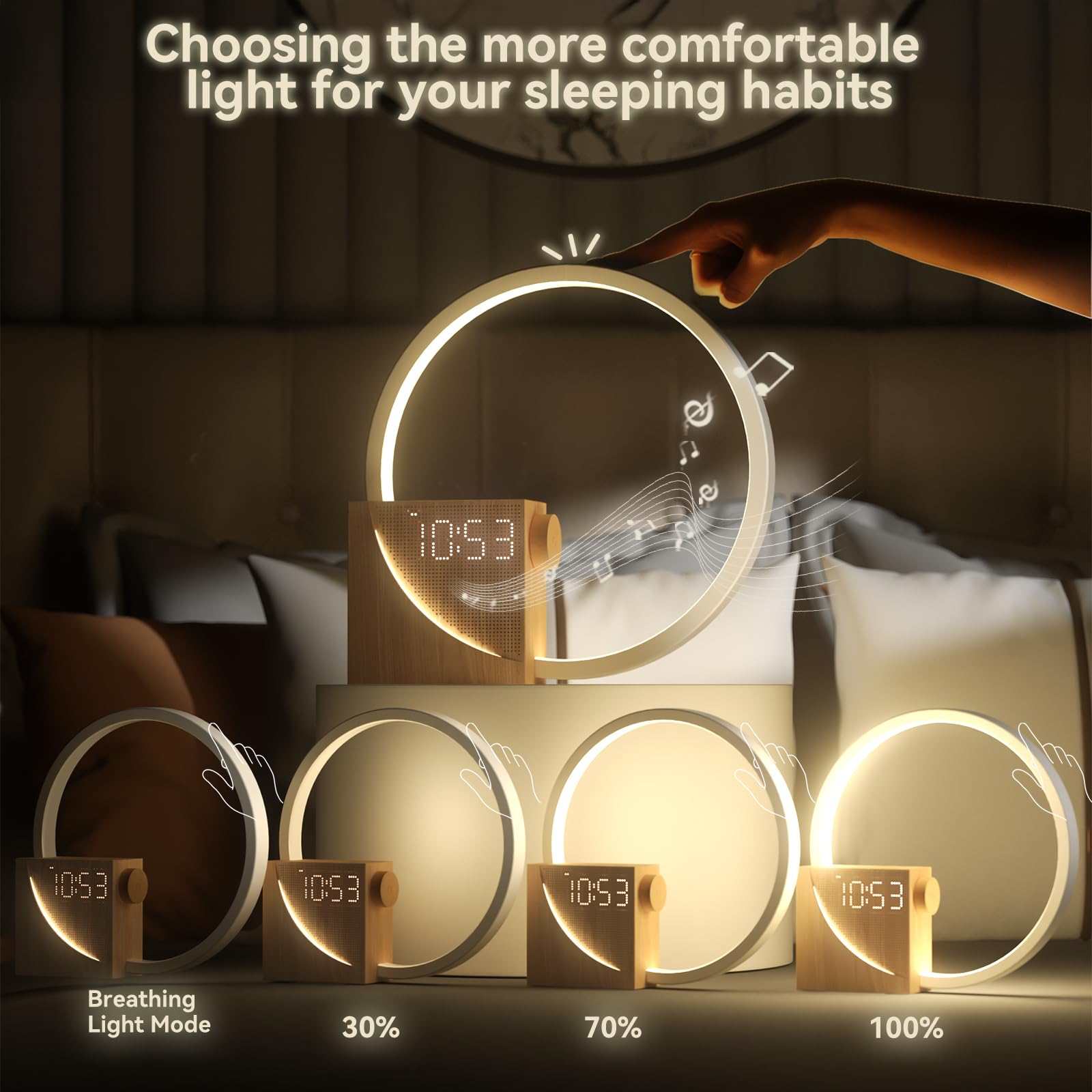 Vivilumens commandes tactiles et affichage, manipulation intuitive et rapide