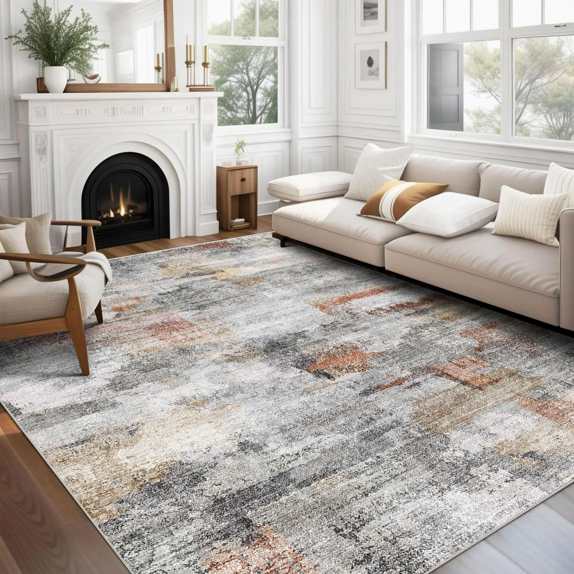 vivorug vue avant du tapis 6'x9' montrant style et confort