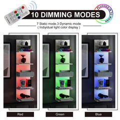 VIWODS étagère installée dans une chambre présentant rangement décoratif et gain de place