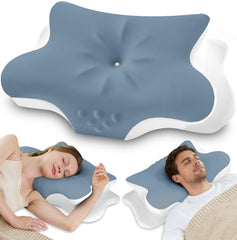 VJASD oreiller face avant montrant forme ergonomique et confort