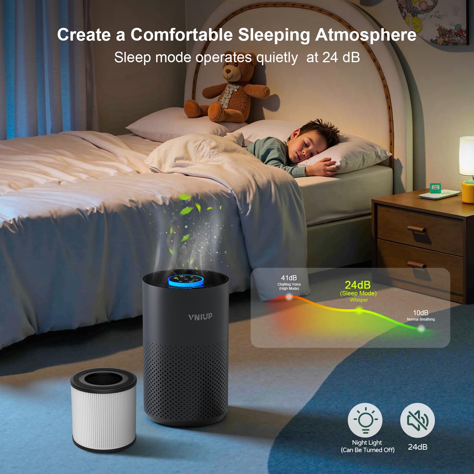 VNIUP étiquette du filtre indiquant la compatibilité ZQA-4000C pour assurer un remplacement exact