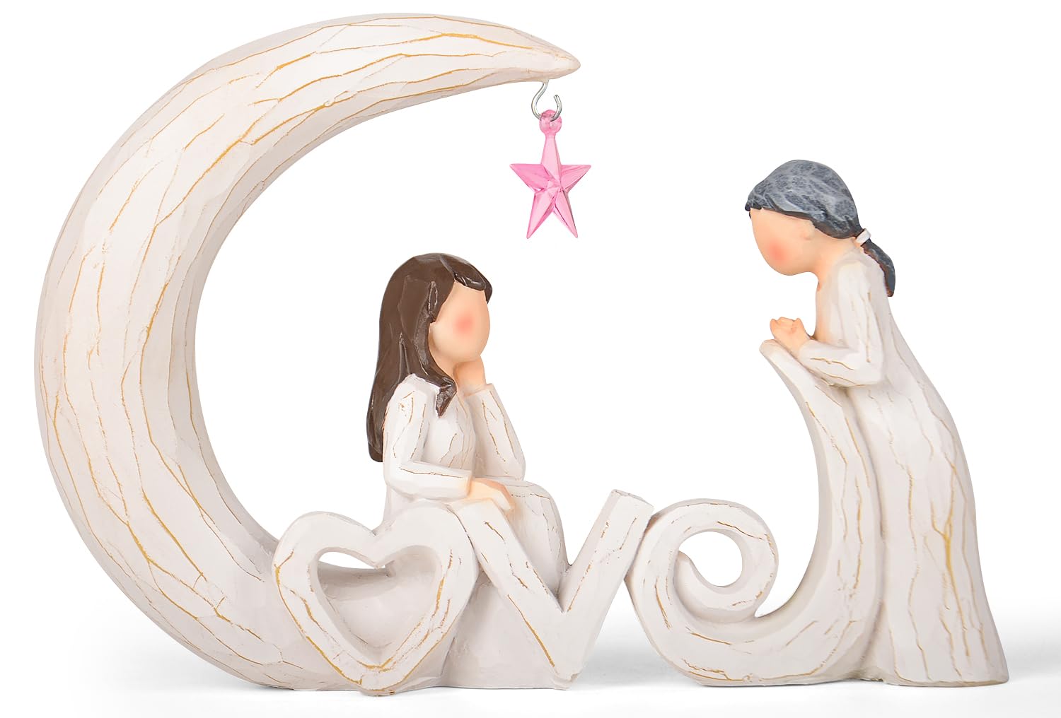 VOFSTAND figurine mère fille vue frontale apportant tendresse décorative
