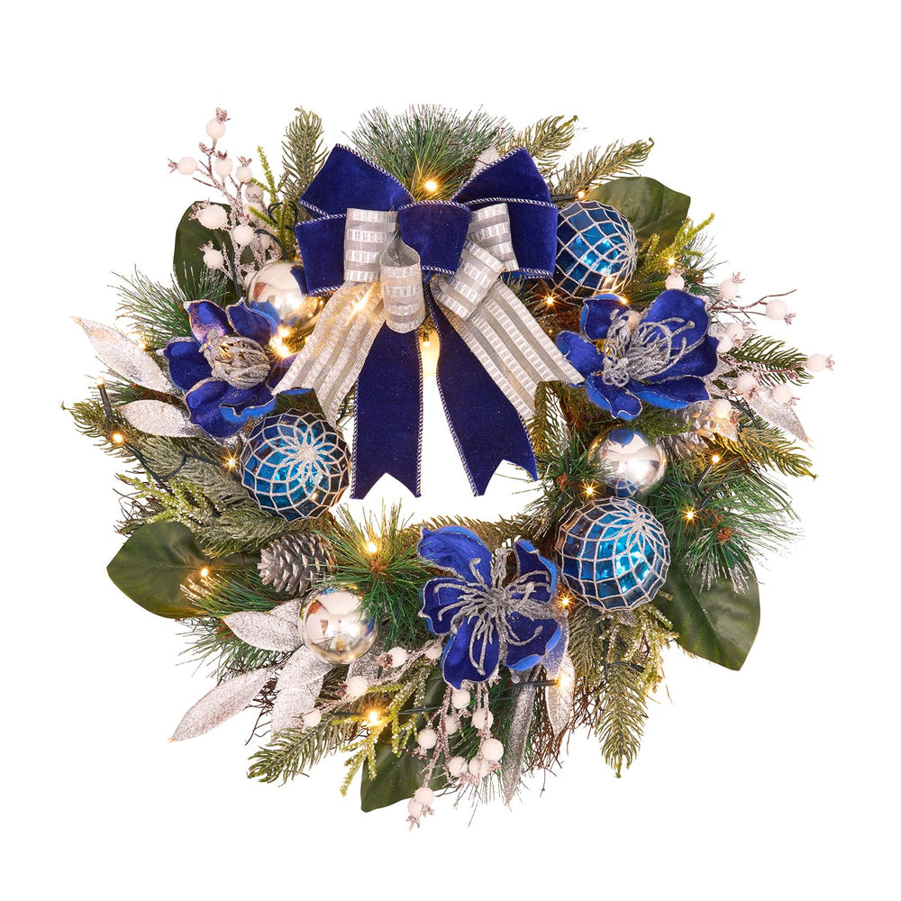 Vofuly couronne sur porte avant illumination, accueille chaleureusement