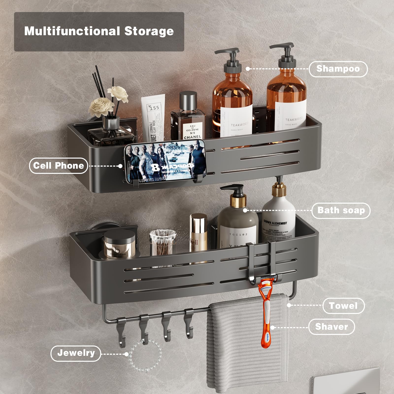 Voldra contexte salle de bain moderne, design discret et esthétique