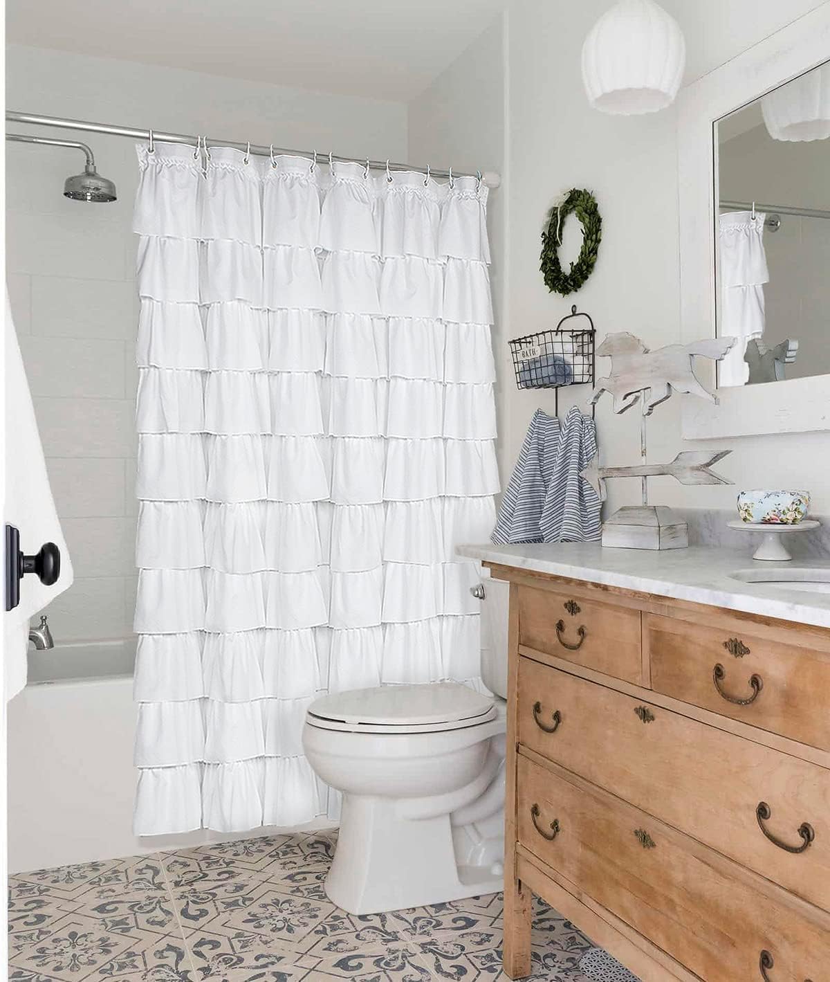 Volens comparaison taille avec baignoire montrant couverture 72 pouces