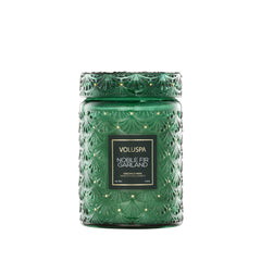 Voluspa bocal face montrant l'esthétique et parfum chaleureux