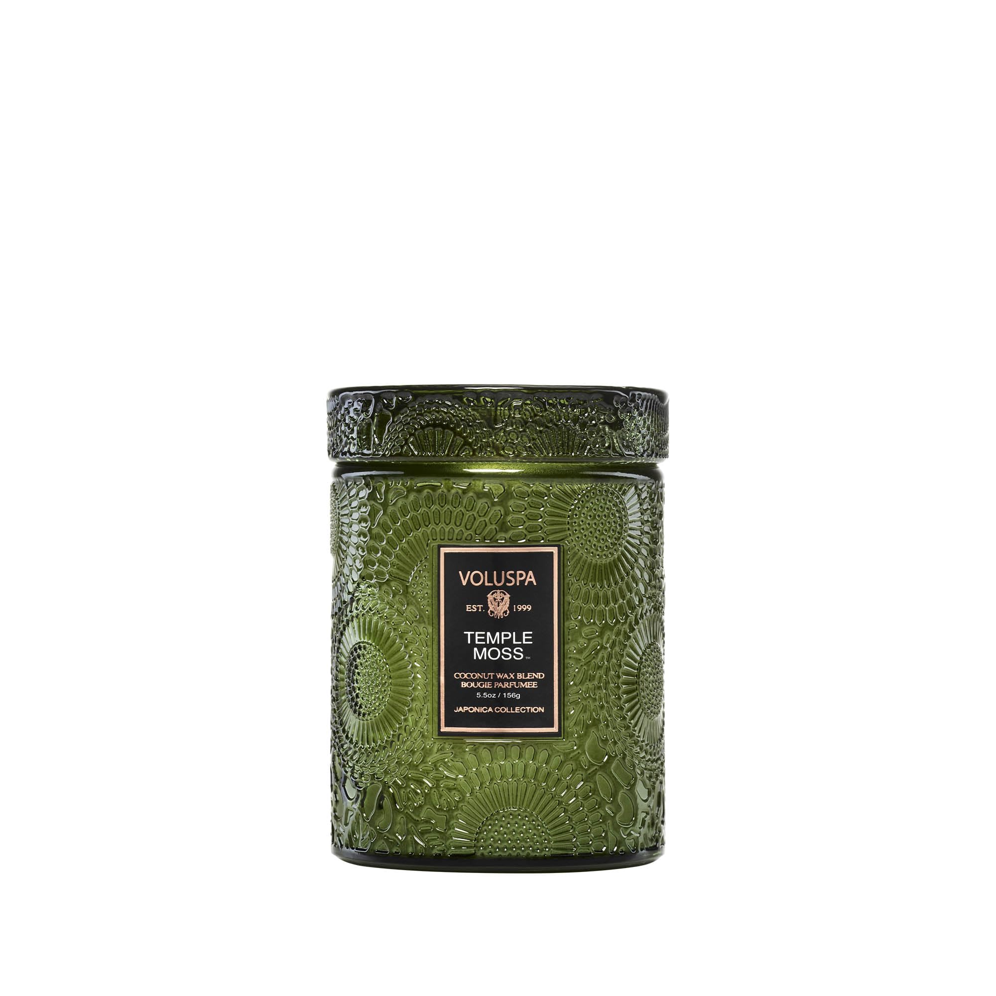 Voluspa bougie Temple Moss face en verre, design élégant bénéfice atmosphère apaisante