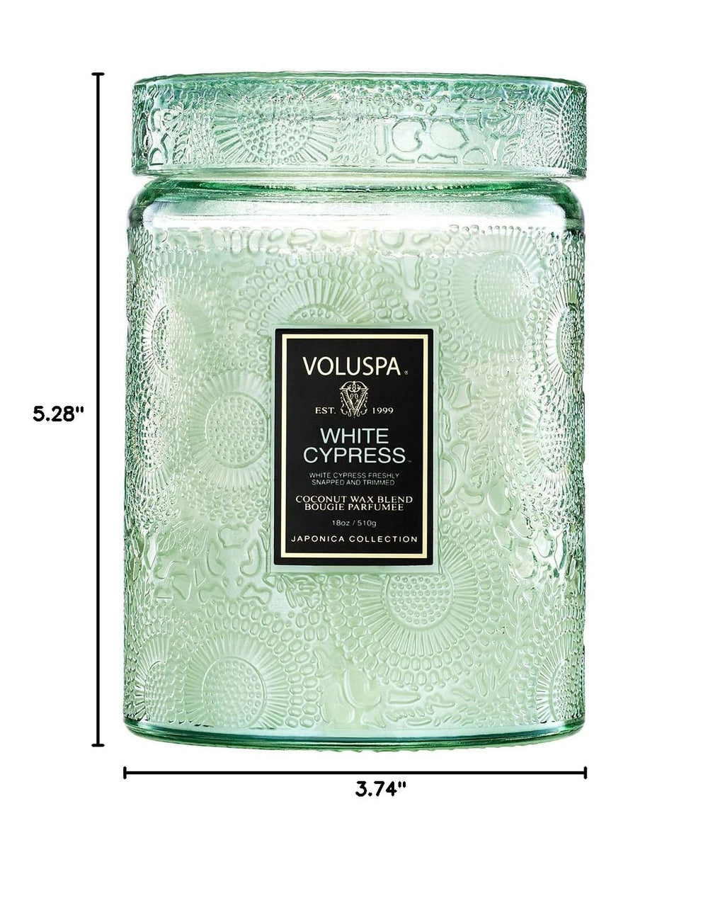 Voluspa bougie emballée prête à offrir comme cadeau raffiné