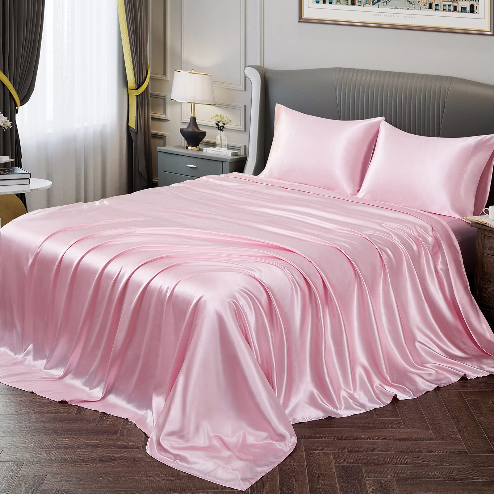 Vonty parure Twin XL rose face avant montrant élégance et confort