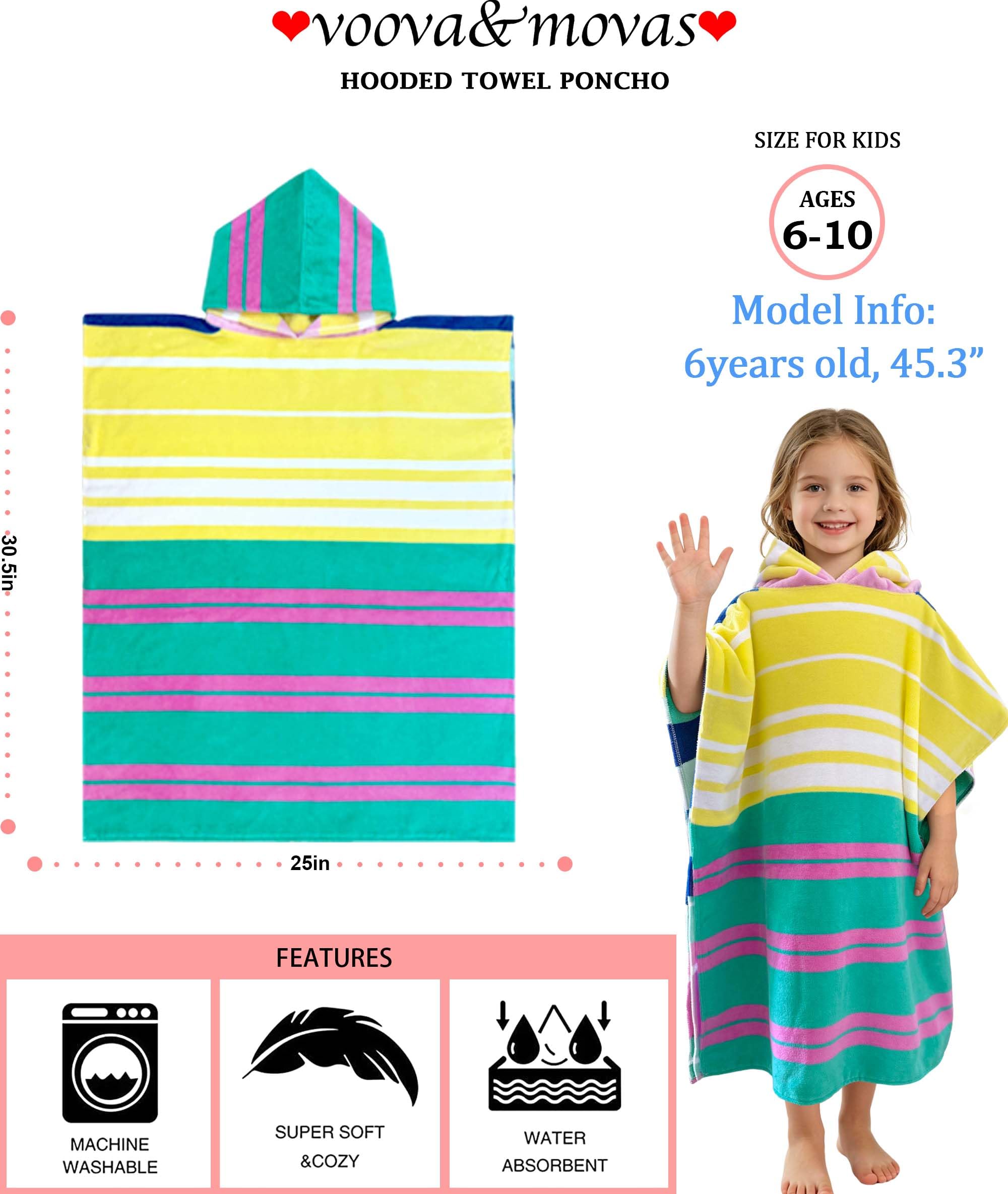 VOOVA & MOVAS capuche en gros plan protégeant la tête et absorbant l’humidité