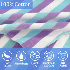VOOVA & MOVAS texture du tissu coton 100% montrant douceur absorbante