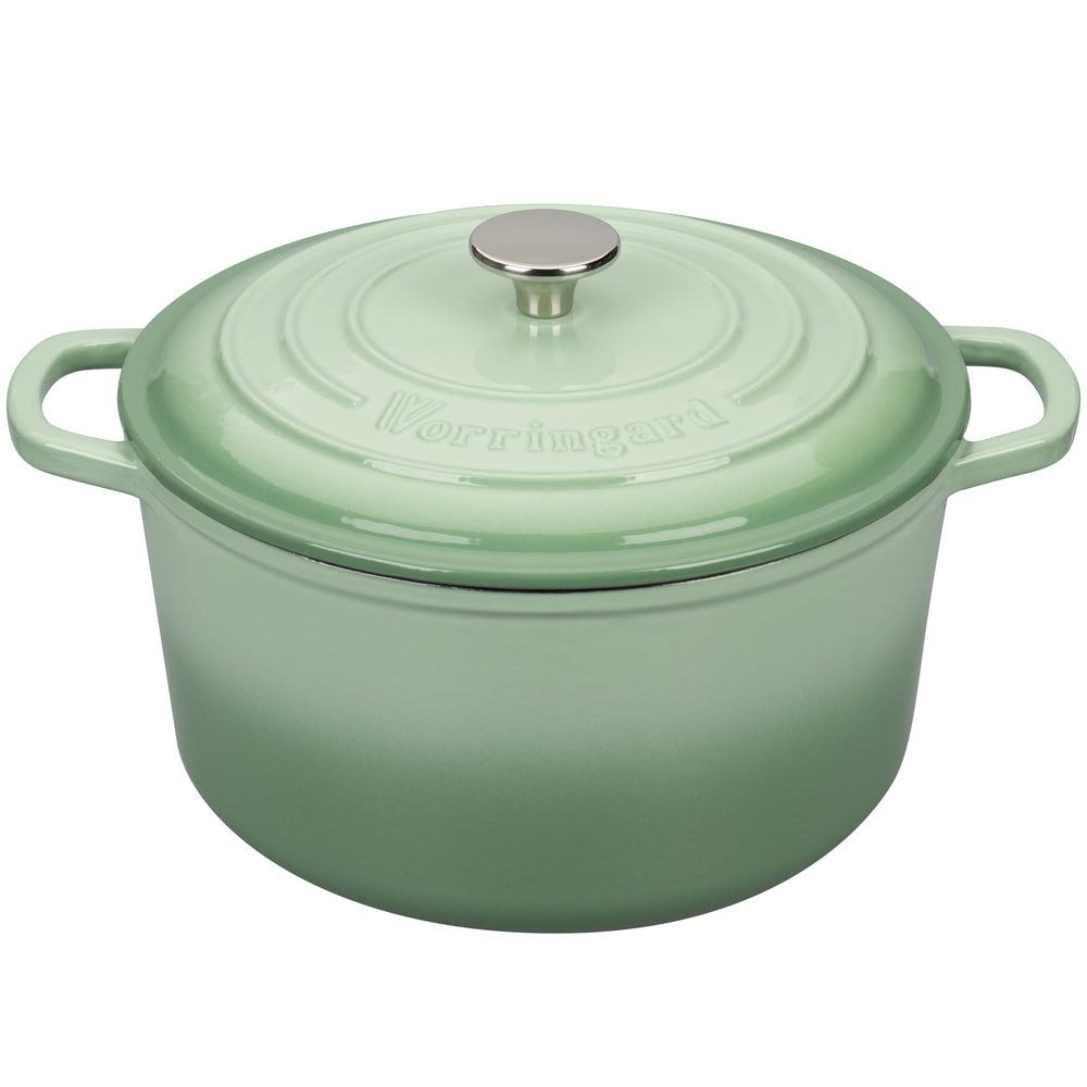 VORRINGARD cocotte face complète montrant design et finition émaillée, maintien de chaleur