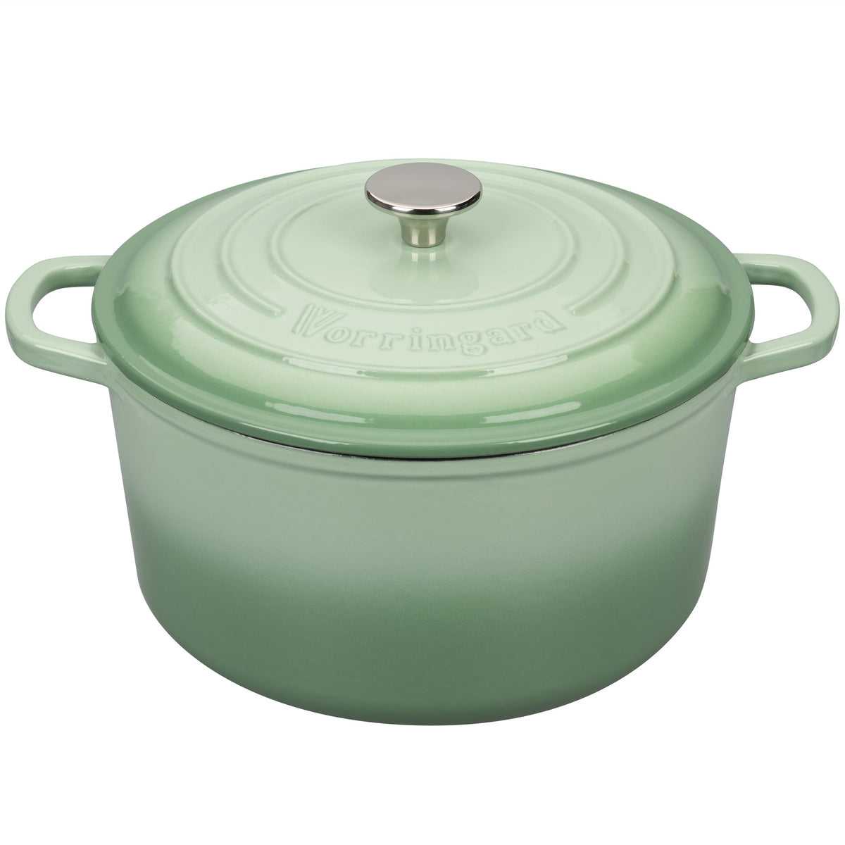 VORRINGARD cocotte face complète montrant design et finition émaillée, maintien de chaleur