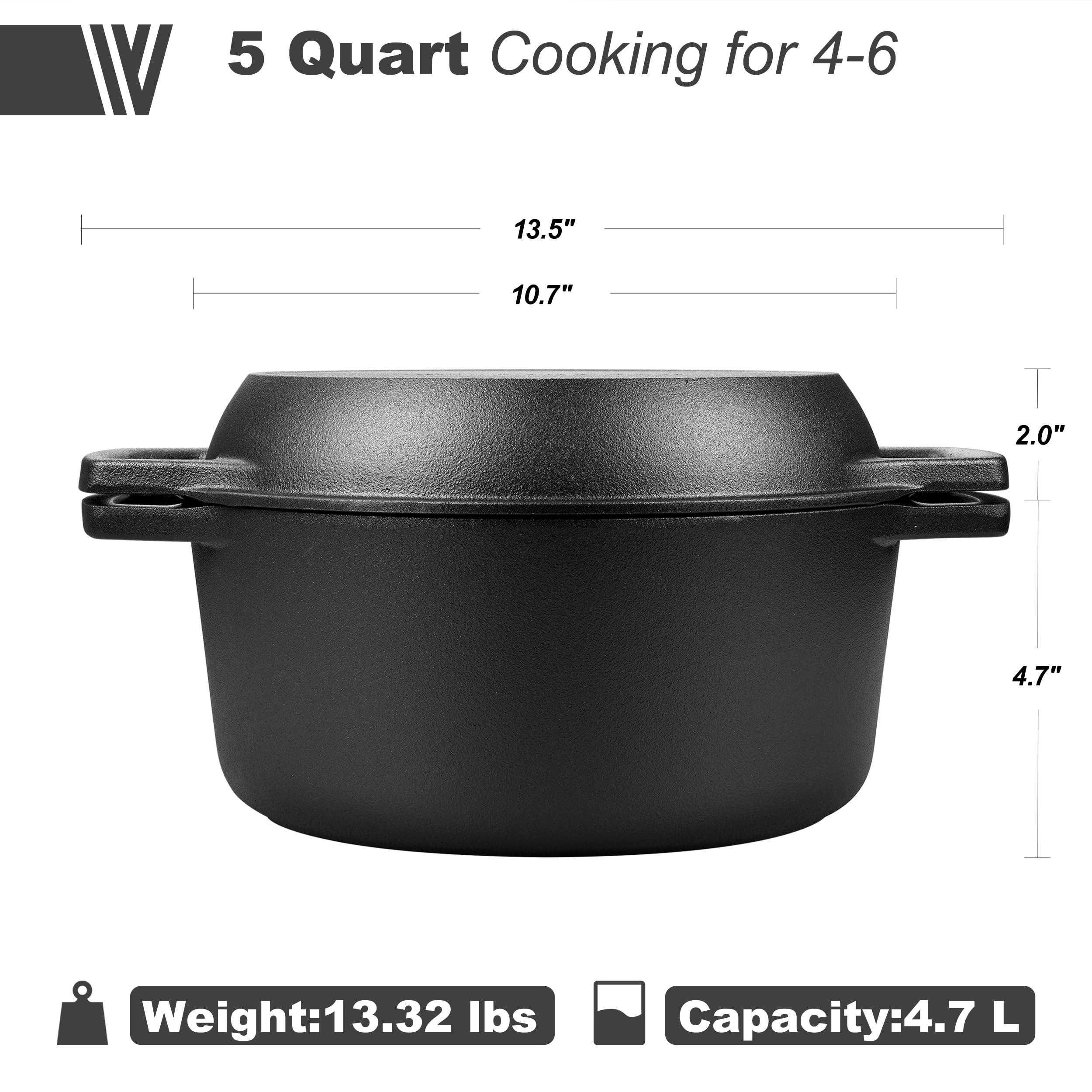 VORRINGARD gros plan surface assaisonnée pour cuisson antiadhésive