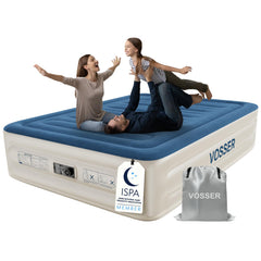 VOSSER matelas queen face avant montrant forme stable et confort