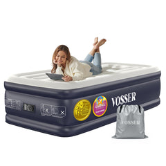 VOSSER vue de face du matelas Twin XL montrant sa hauteur et confort