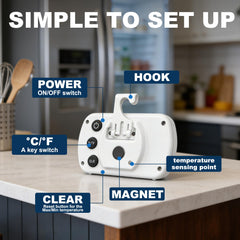 VOULOIR dos magnétique fixé sur paroi métallique pour installation simple