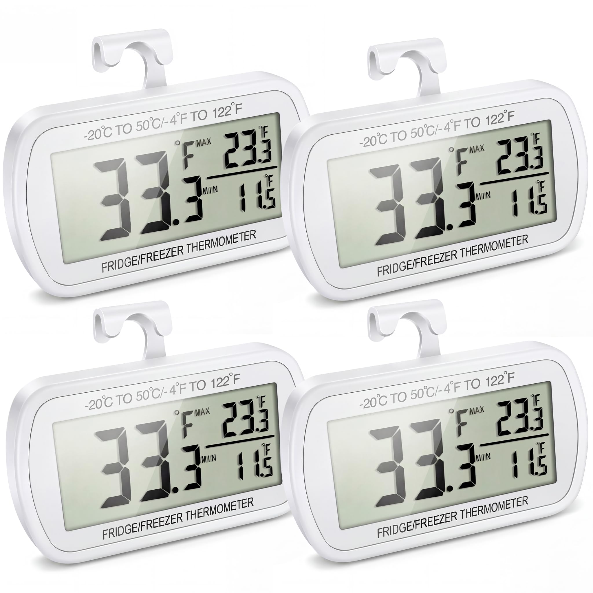VOULOIR thermomètre face avant écran LCD lisible offrant contrôle rapide