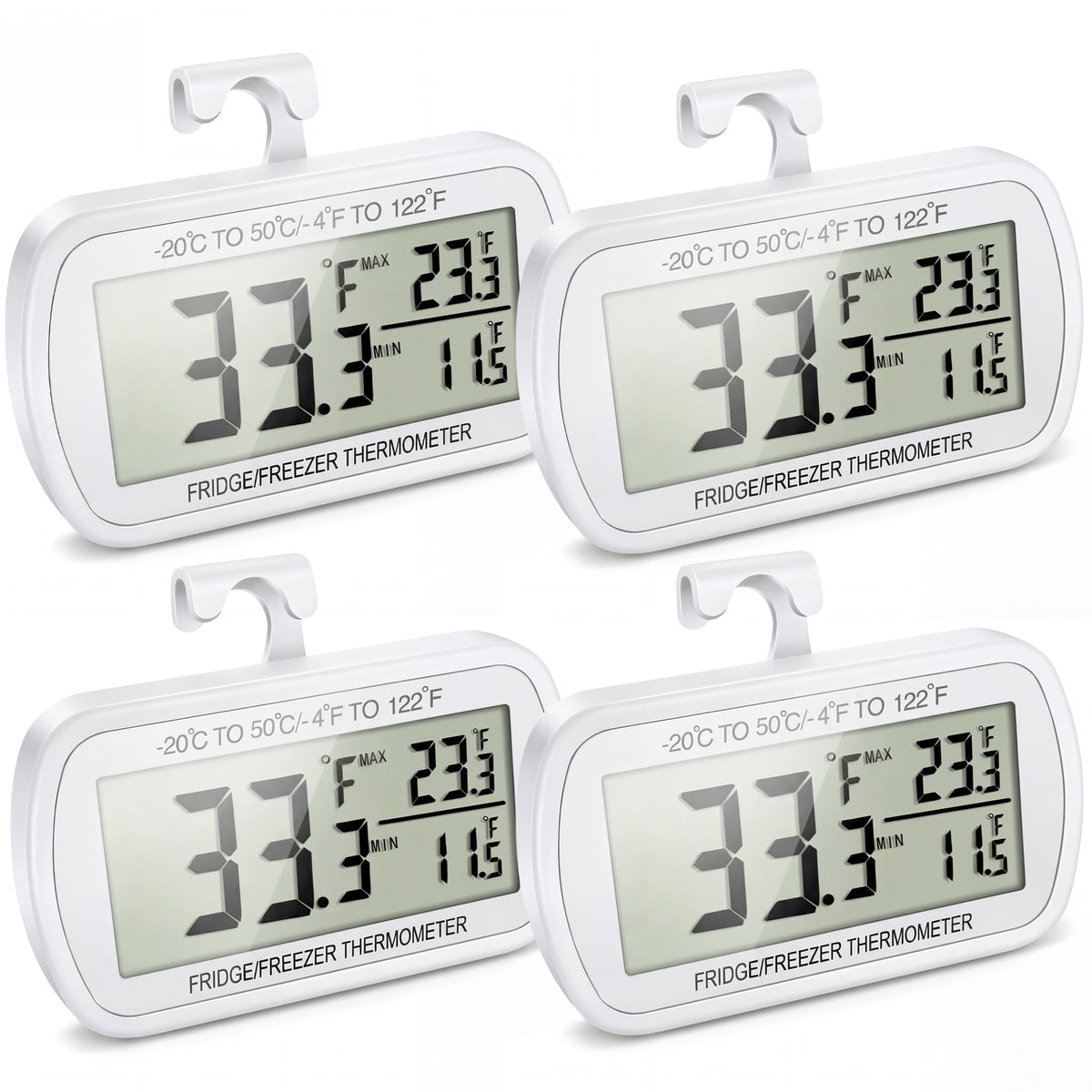 VOULOIR thermomètre face avant écran LCD lisible offrant contrôle rapide
