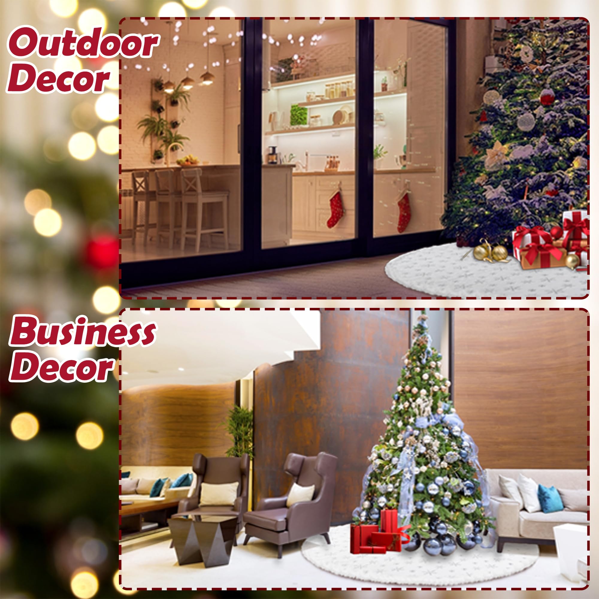 Voyoly jupe pliée prête au rangement compact après Noël