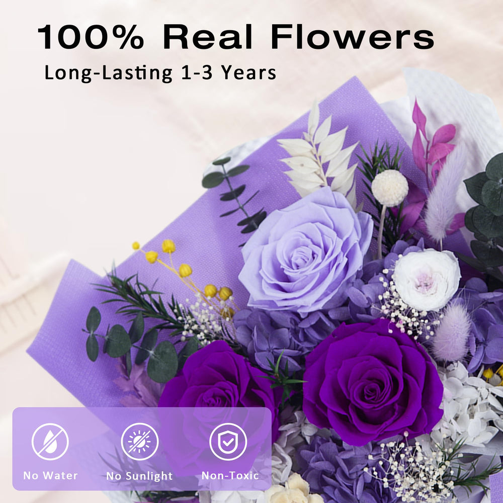 Vrioca gros plan roses montrant texture naturelle et couleurs durables