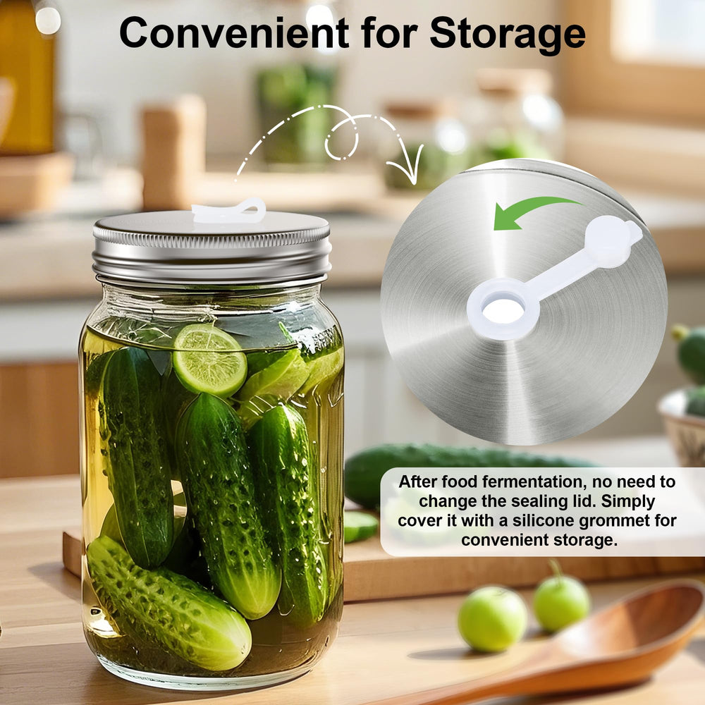 VSAPRDT bouchon de stockage en silicone permettant fermeture rapide après fermentation