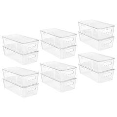 Vtopmart bac transparent avant emballage montrant l'organisation facile