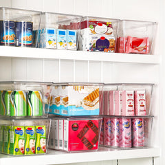 Vtopmart bac rempli dans le frigo pour organisation alimentaire pratique