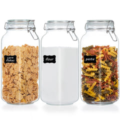 Vtopmart bocal face 78oz montrant stockage visible, organisation instantanée