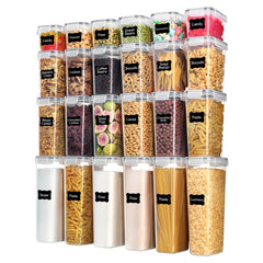 Vtopmart vue avant des grandes boîtes montrant rangement efficace