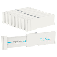 Vtopmart emballage 8 diviseurs montrant contenu et gain d'espace