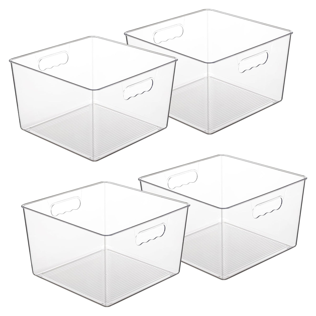Vtopmart face avant du bac clair montrant l'emplacement et l'organisation