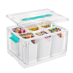 Vtopmart face avant montrant boîtier transparent et rangement organisé
