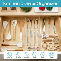 Vtopmart séparateur en usage dans une cuisine pour organiser couverts